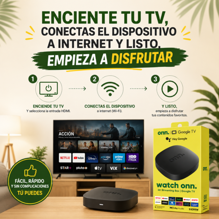 Dispositivo Streaming ONN Full 4K (MagisTV-XuperHydra) - Image 4