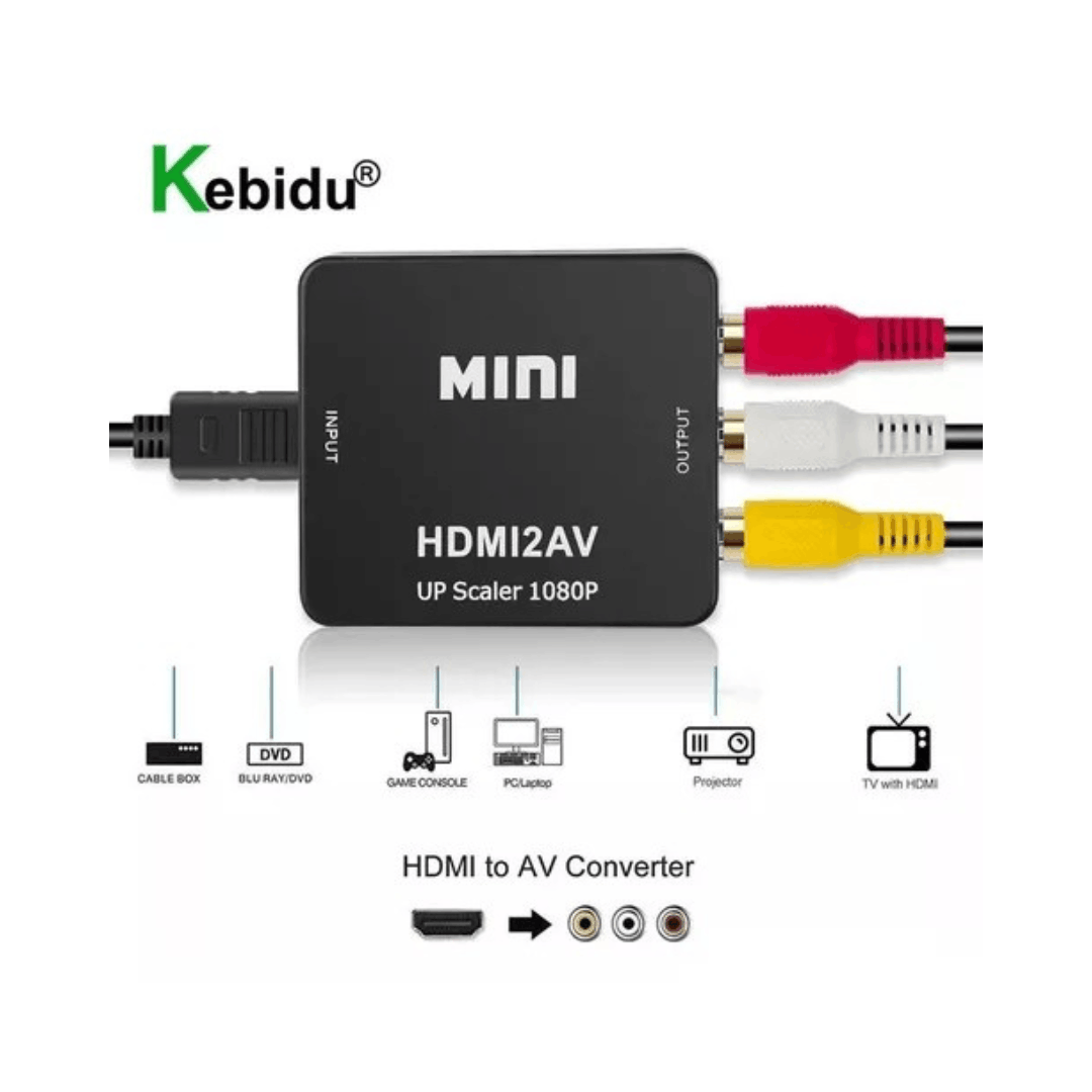 Productos Luz Vitality - 2026-08-02T200412.814 (1) Adaptador Convertidor Hdmi A Rca / Av - Image 1