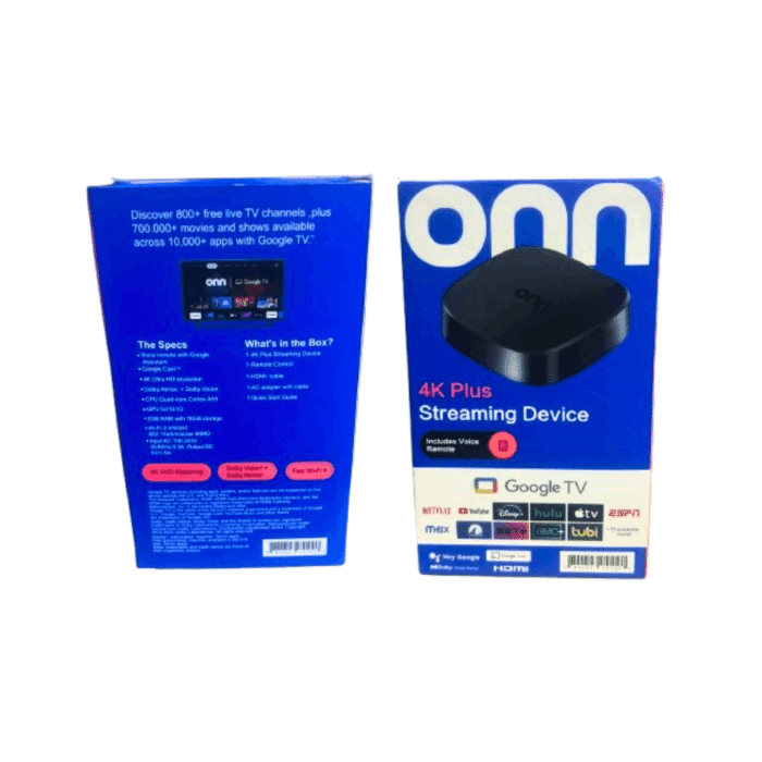 TV BOX WATCH Onn 4k STREAMING TV AZUL - Image 4